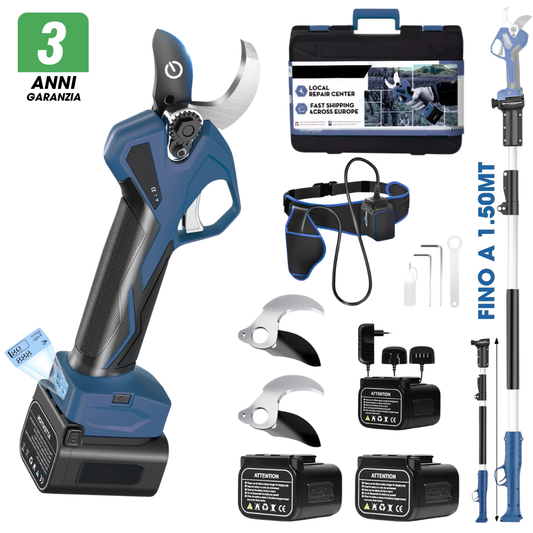 Cesoia a Batteria Senza Fili 1.050W + Accessori